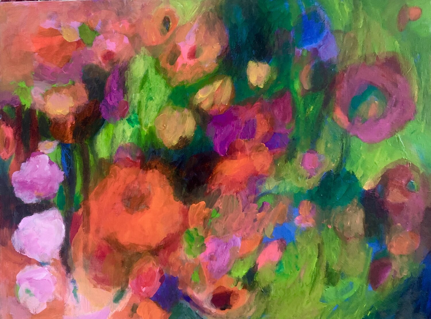 All in bloom Anne Samson Original painting for sale