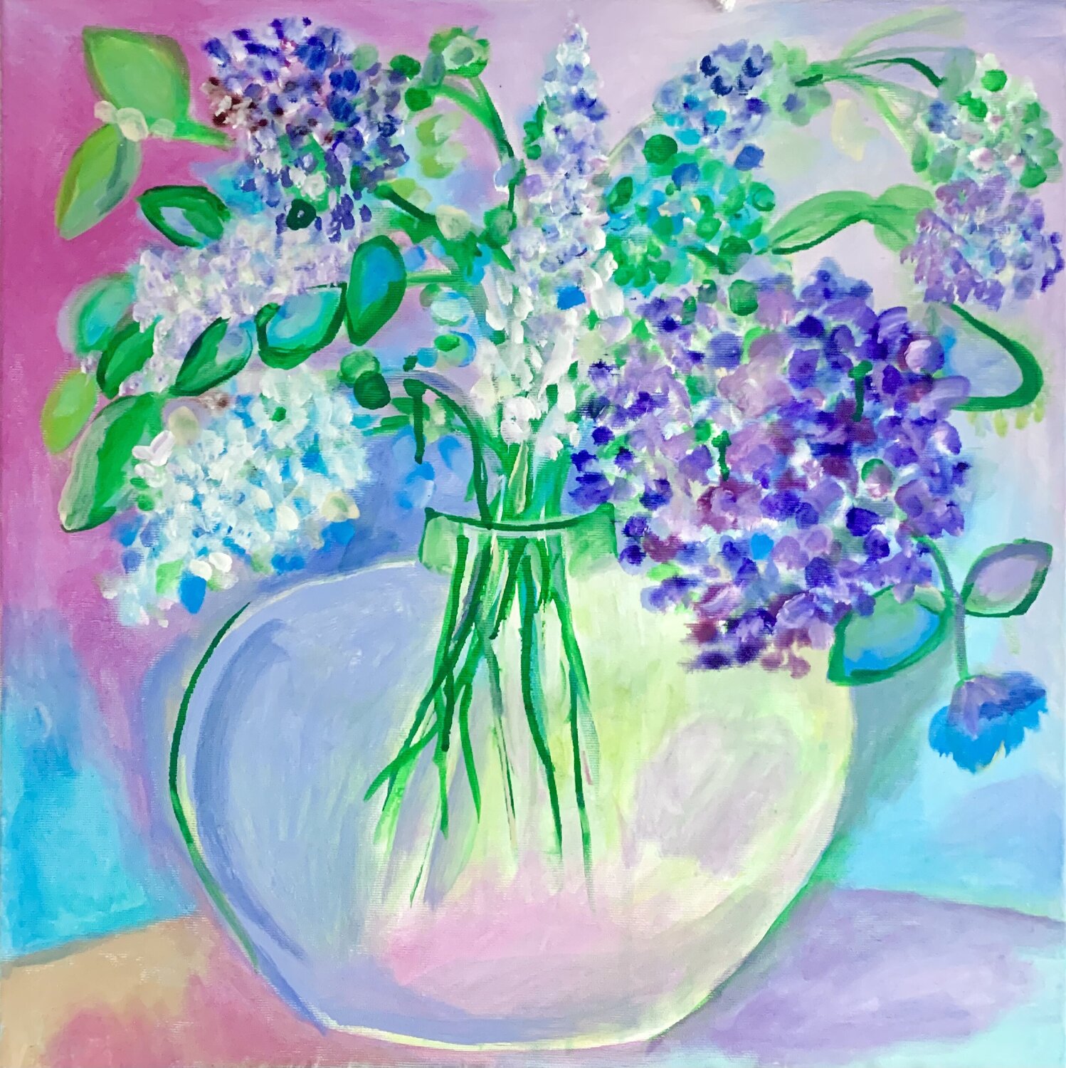 Blütenzauber Anne Samson Original painting for sale