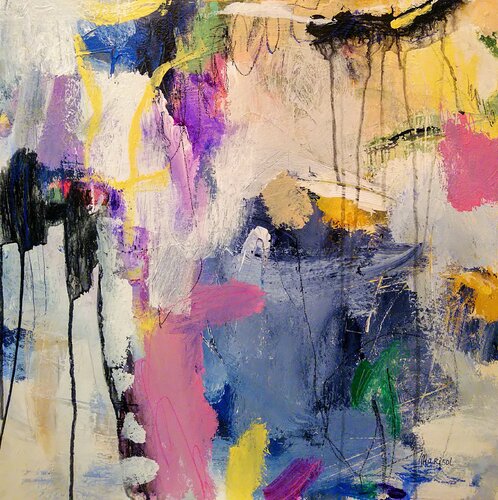 She is delightfully chaotic by Marisol Evora, Painting for Sale on Select