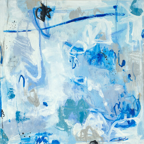 Blue Seduction by Marisol Evora, Painting for Sale on Select
