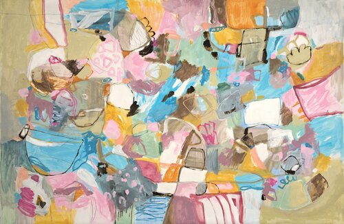 BOSSA NOVA BREEZE by Marisol Evora, Painting for Sale on Select