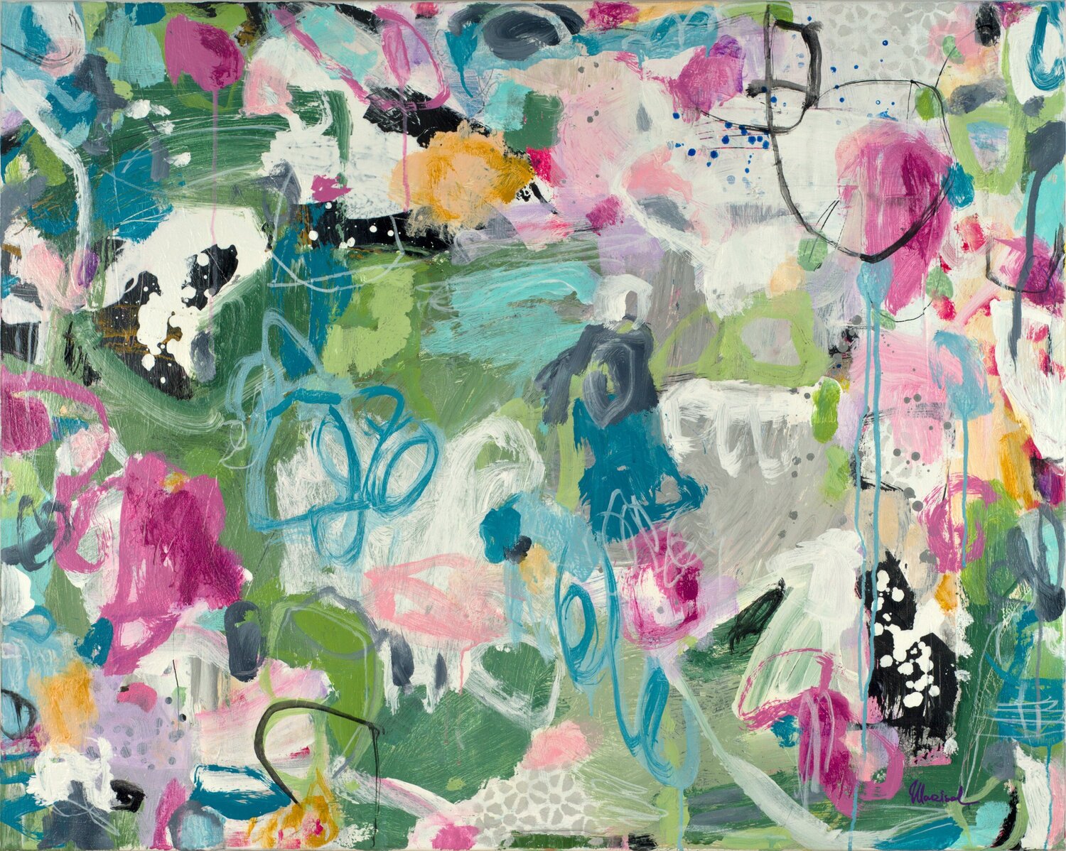 Summer afternoon Marisol Evora Original painting for sale