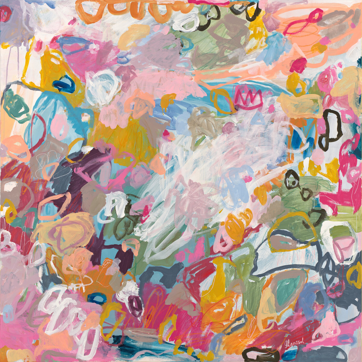 Celebration Marisol Evora Original painting for sale