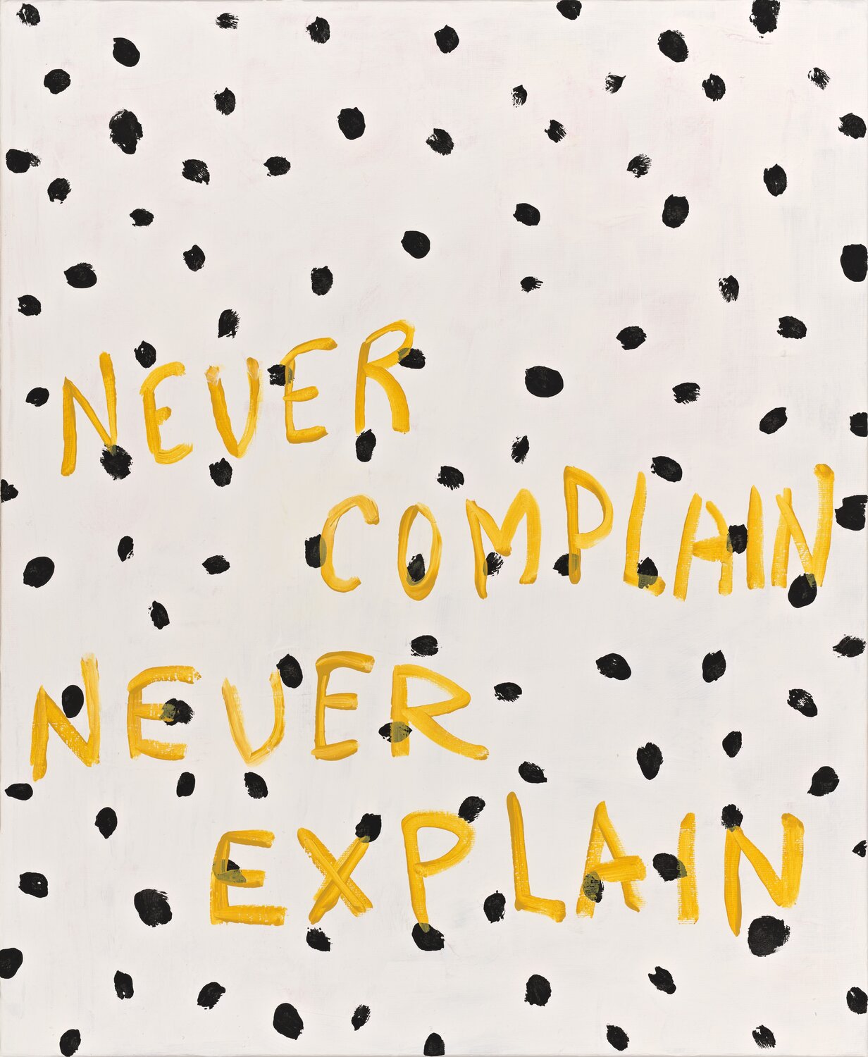 Never Complain, Never Explain Marisol Evora Original painting for sale