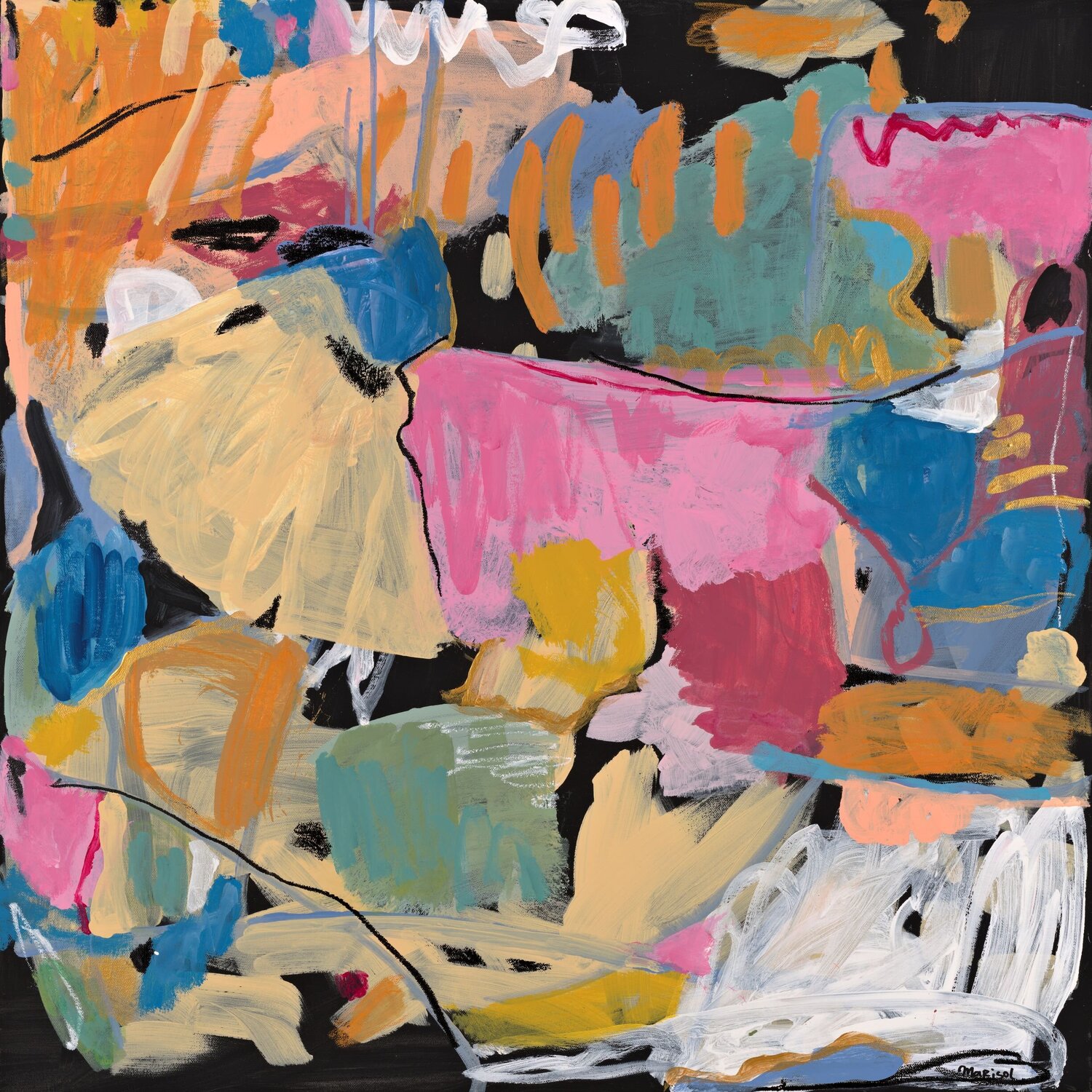 Old Soul Marisol Evora Original painting for sale