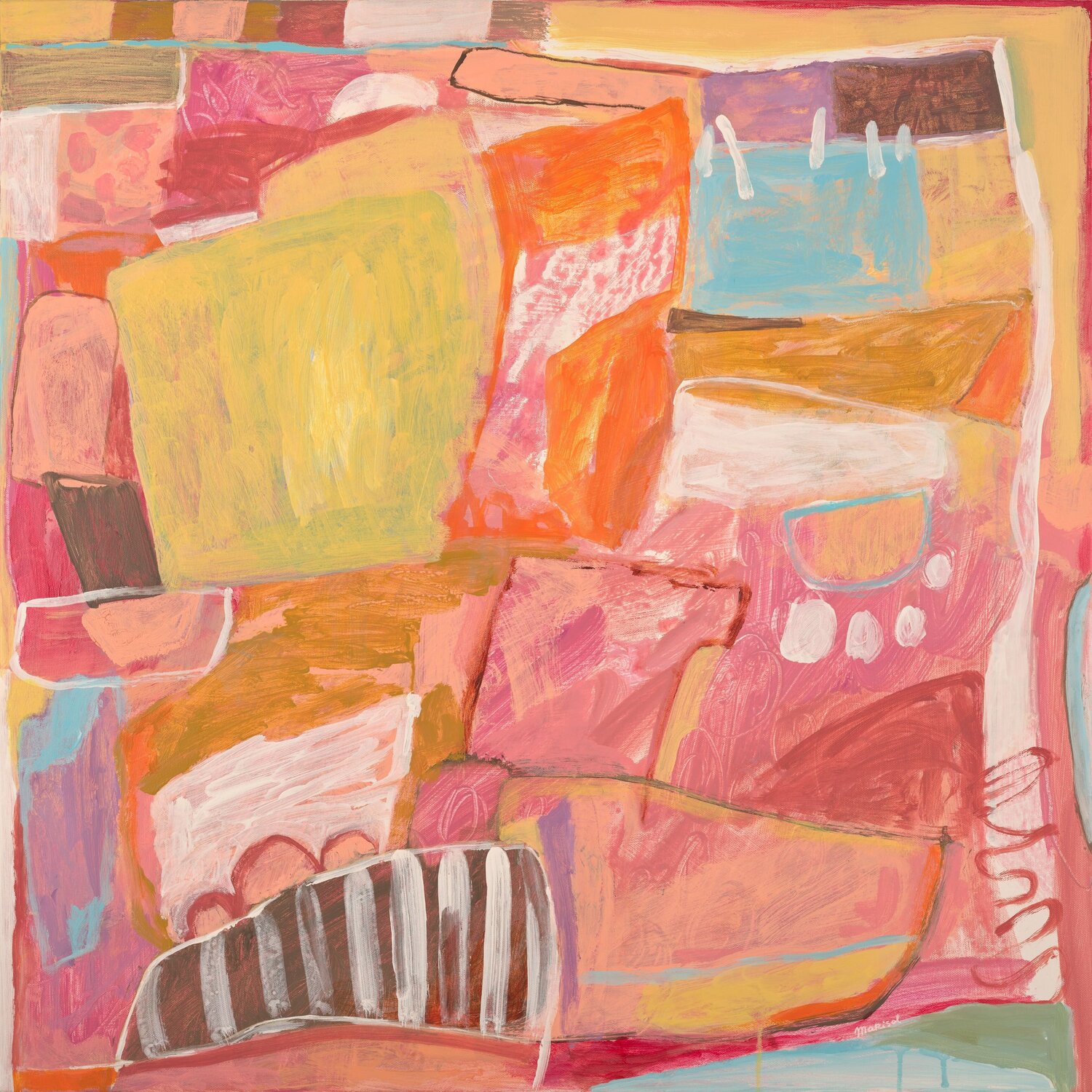 SUNNY AFTERNOON Marisol Evora Original painting for sale