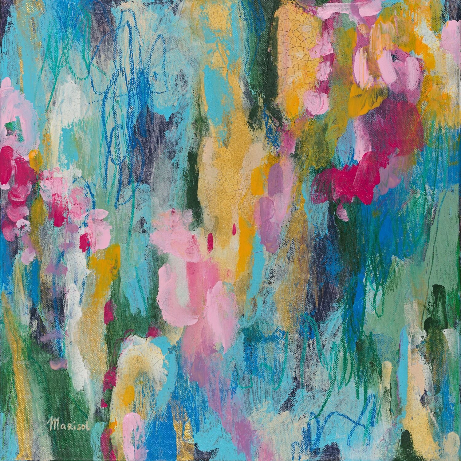 Feelings Marisol Evora Original painting for sale