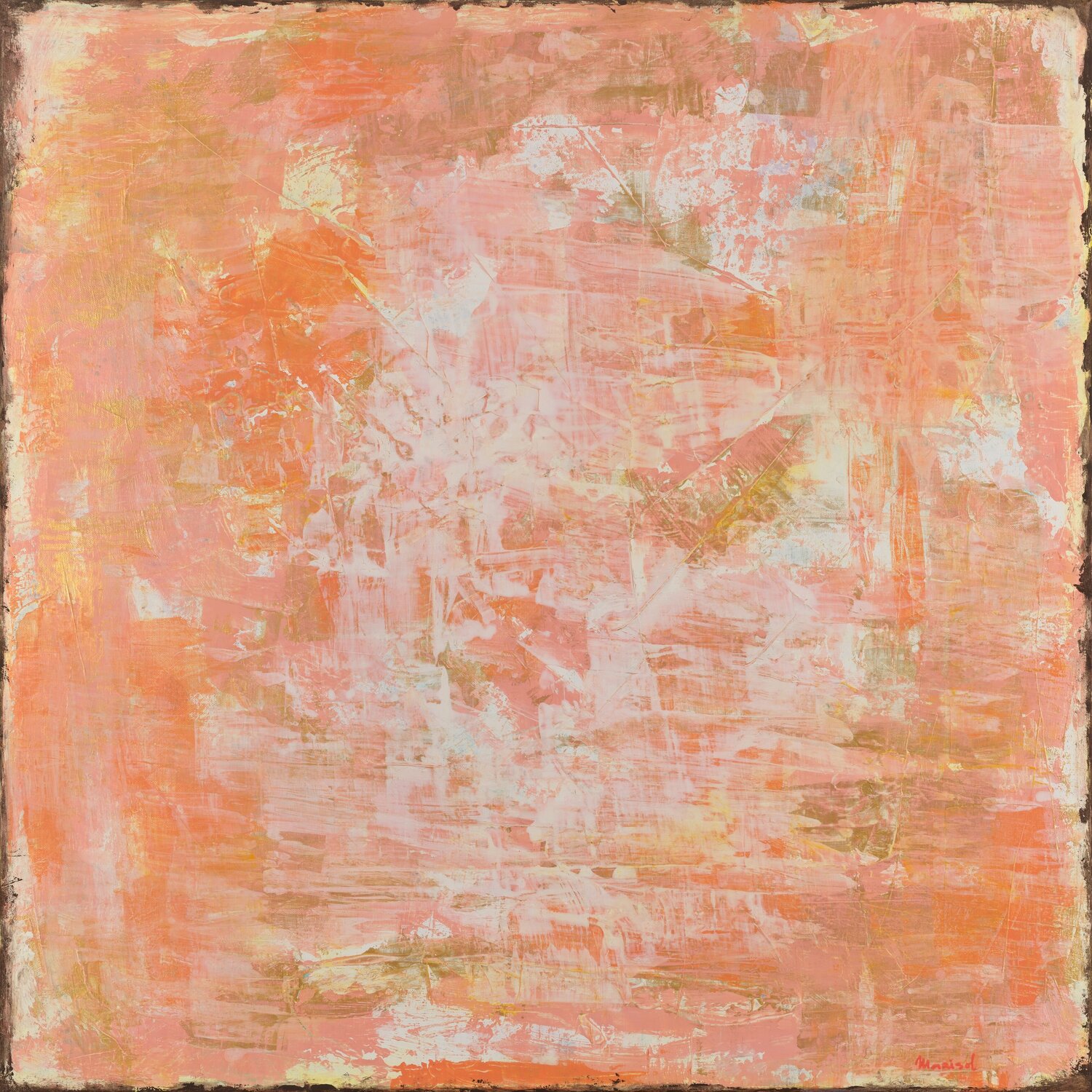 ROSY MORNING Marisol Evora Original painting for sale