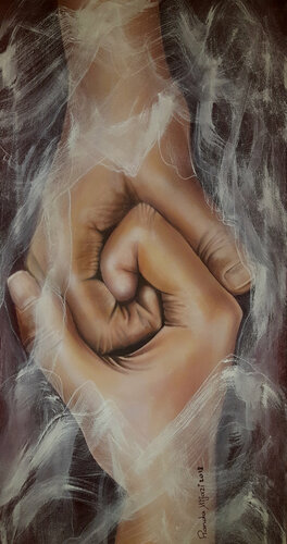Together forever by Randa Hijazi, Painting for Sale on Select