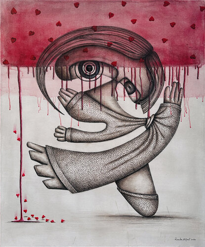Dance of soul by Randa Hijazi, Painting for Sale on Select