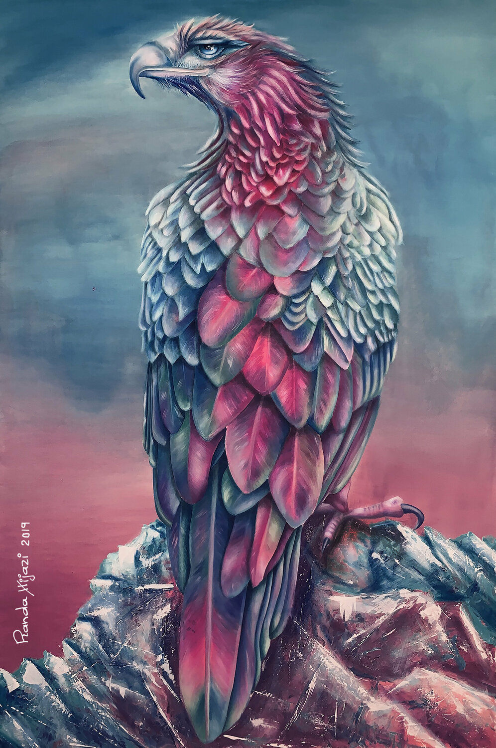 Femininity Randa Hijazi Original painting for sale