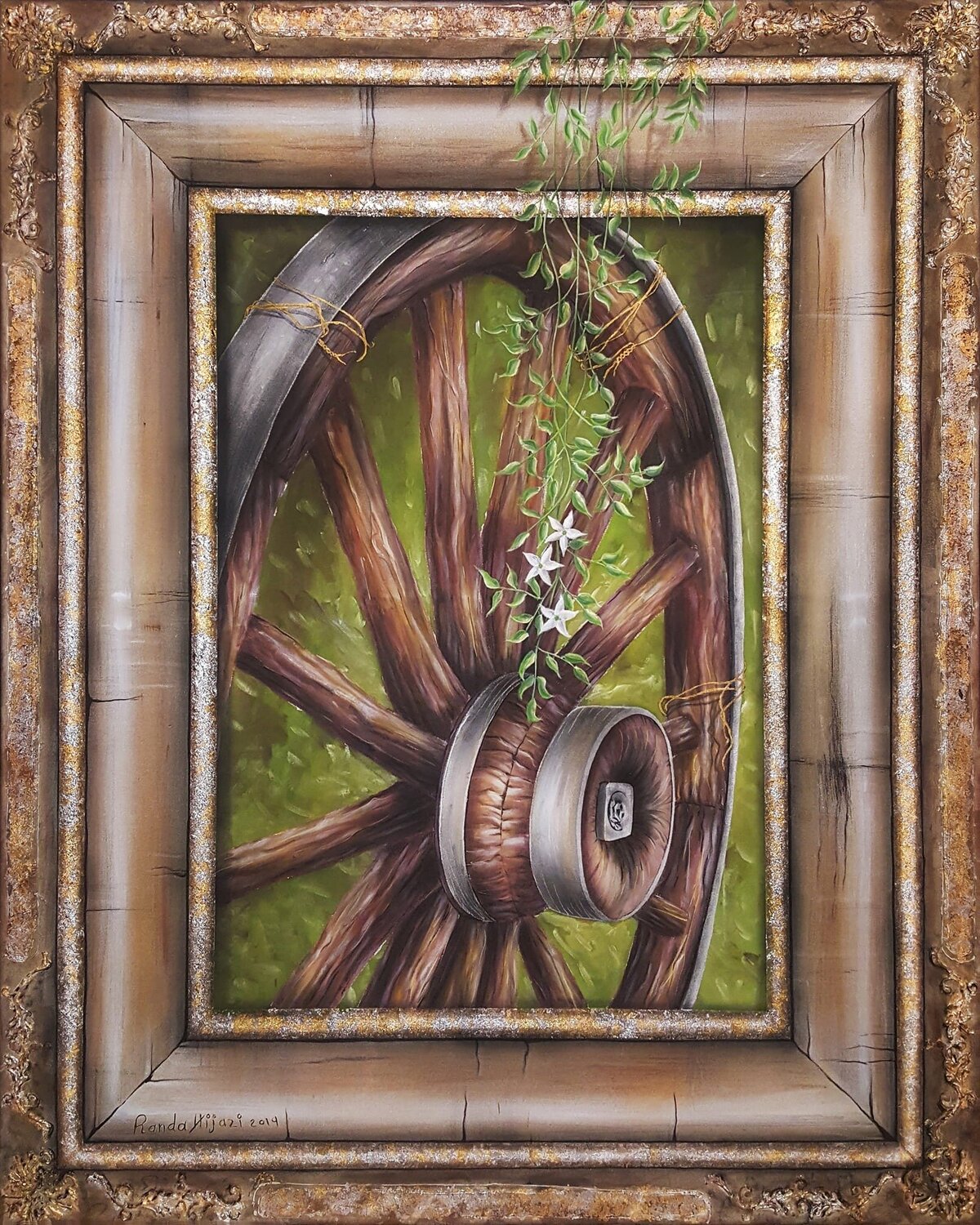 Wheel Randa Hijazi Original painting for sale