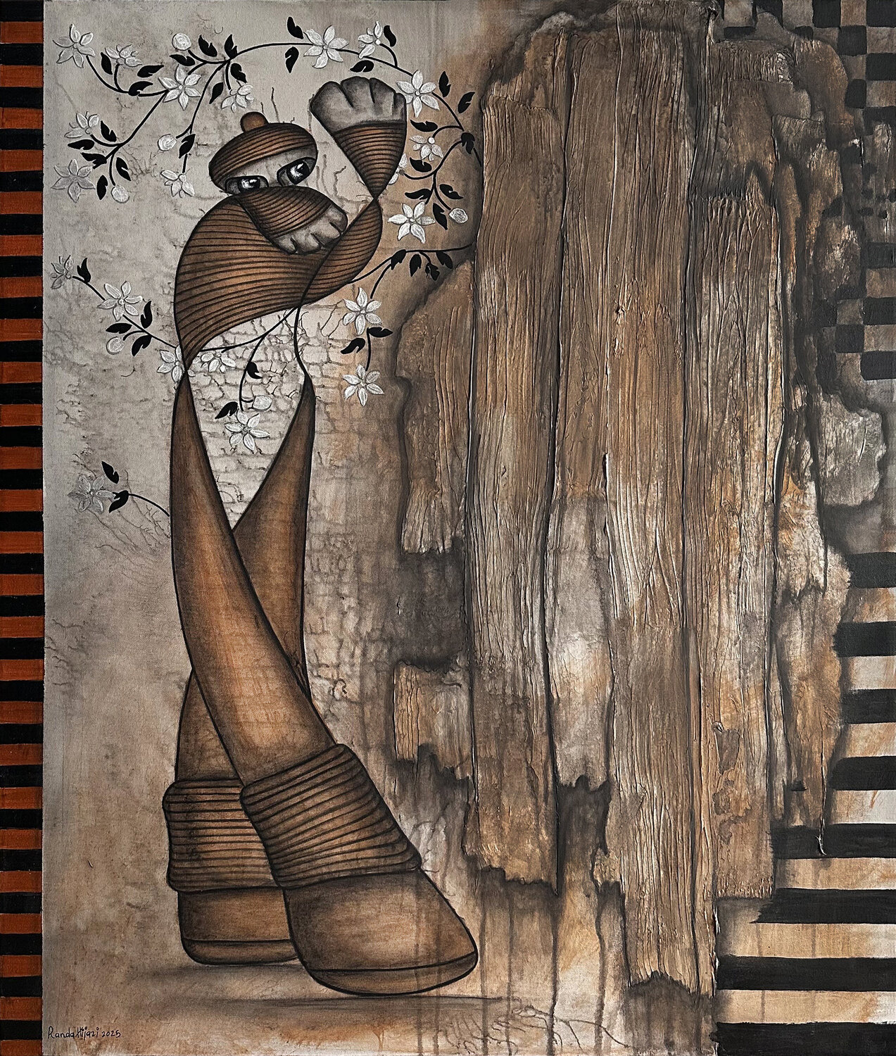 The memory of Jasmine Randa Hijazi Original painting for sale