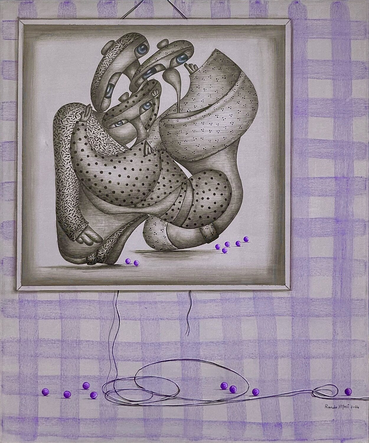 Memory Randa Hijazi Original painting for sale