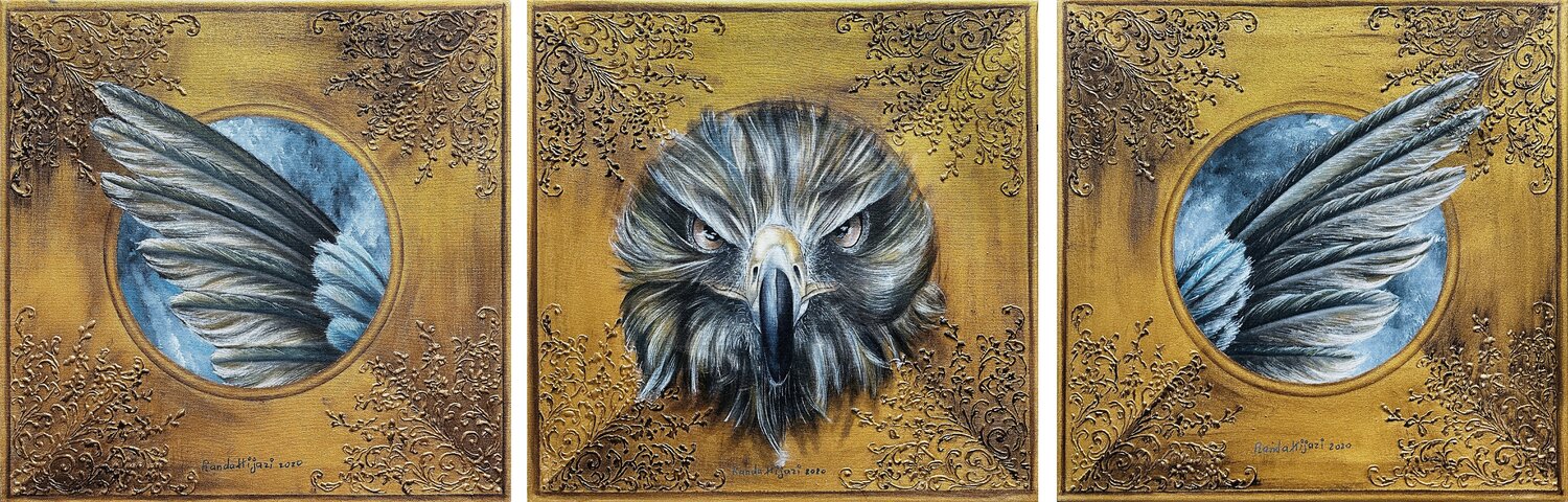 Wings of Light Randa Hijazi Original painting for sale