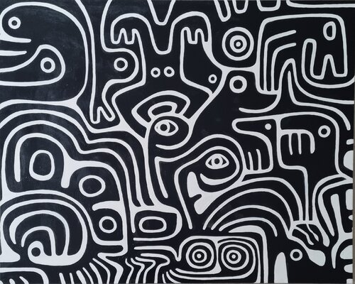 DEEP by Gabriele Bruns, Painting for Sale on Select
