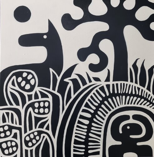 WALD 26 by Gabriele Bruns, Painting for Sale on Select