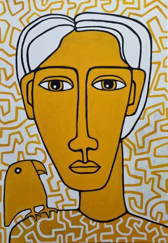 COCO by Gabriele Bruns, Painting for Sale on Select