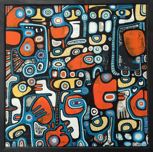 TIME MACHINE by Gabriele Bruns, Painting for Sale on Select