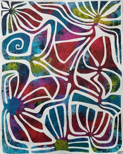 ANEKDOTE by Gabriele Bruns, Painting for Sale on Select