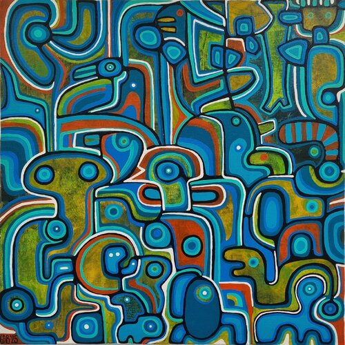 KEEPER by Gabriele Bruns, Painting for Sale on Select