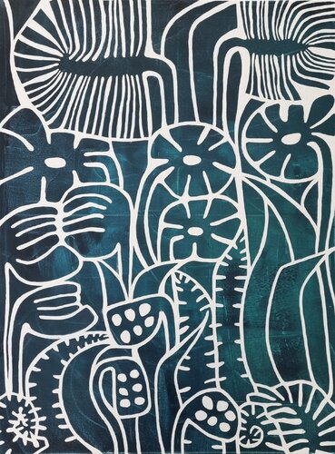 SILICIA by Gabriele Bruns, Painting for Sale on Select