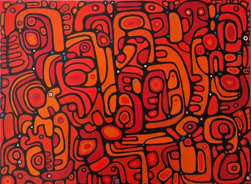HEAT by Gabriele Bruns, Painting for Sale on Select