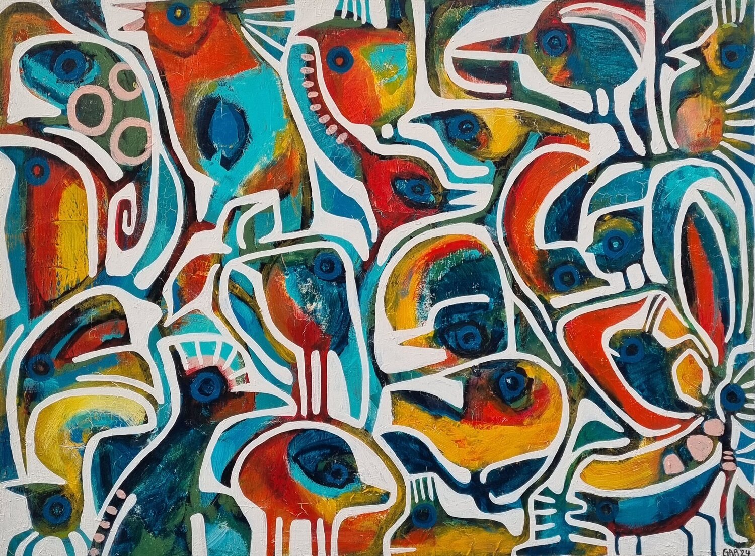 EDA Gabriele Bruns Original painting for sale