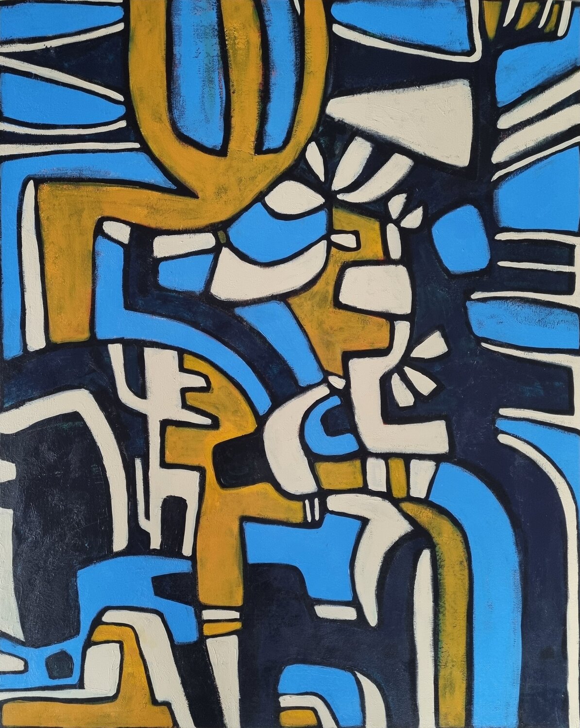 BRIDGE Gabriele Bruns Original painting for sale