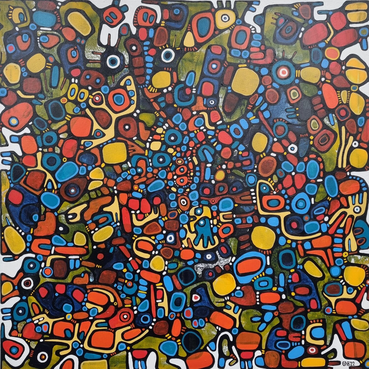 INWARD Gabriele Bruns Original painting for sale