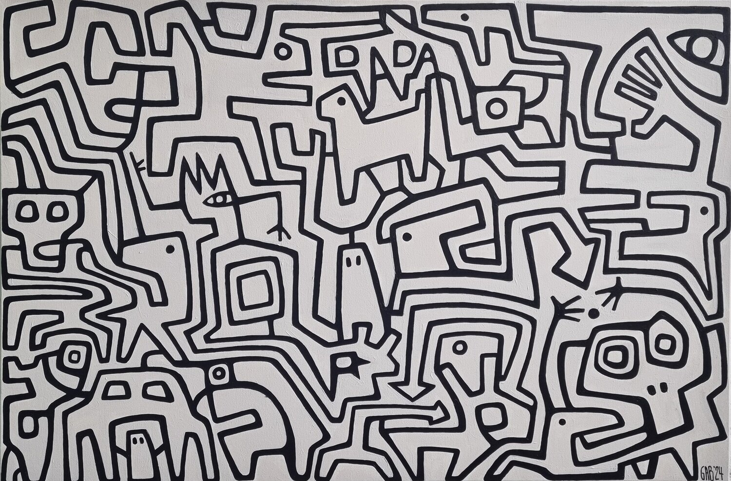 DA Gabriele Bruns Original painting for sale