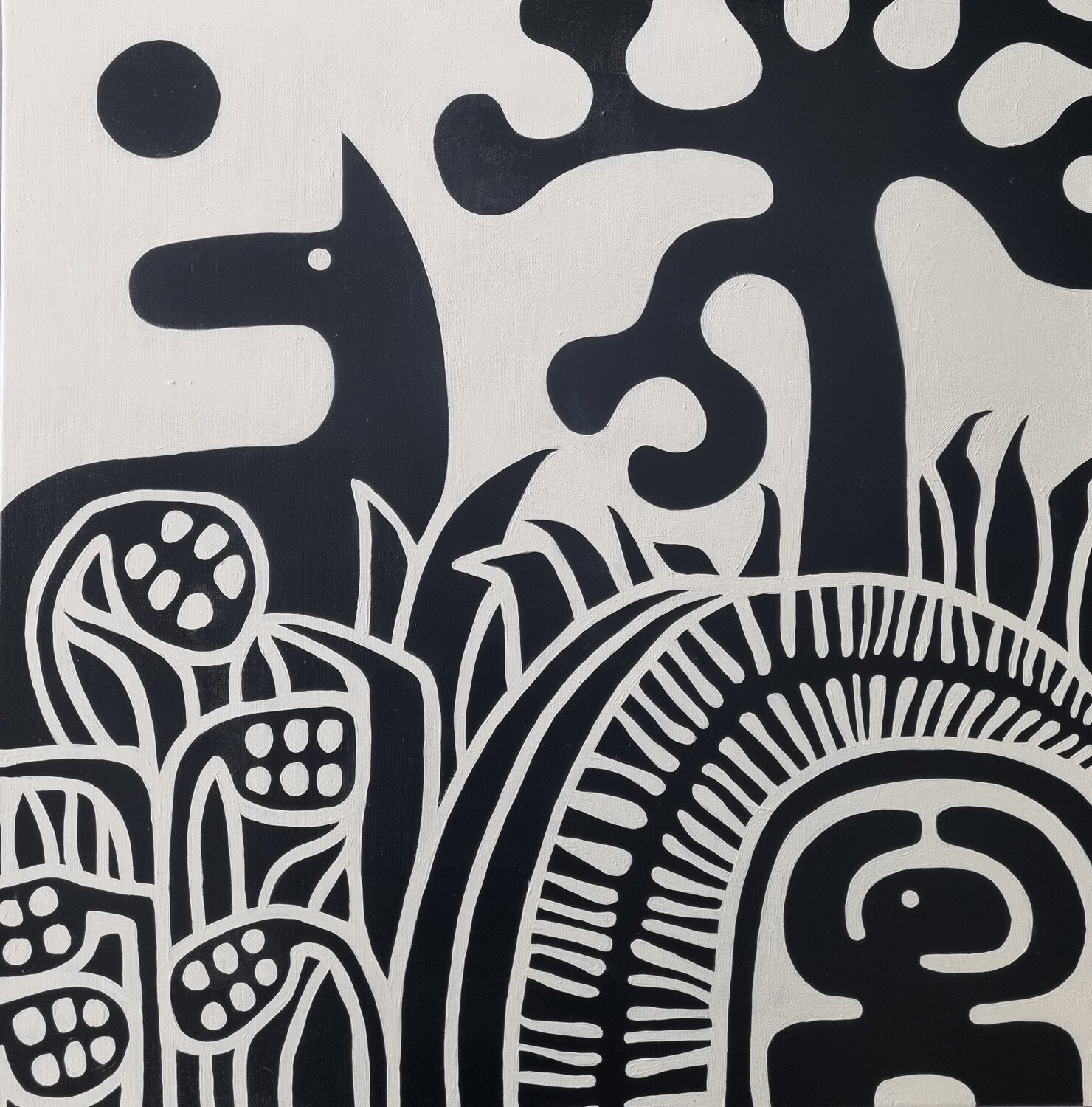 WALD 26 Gabriele Bruns Original painting for sale