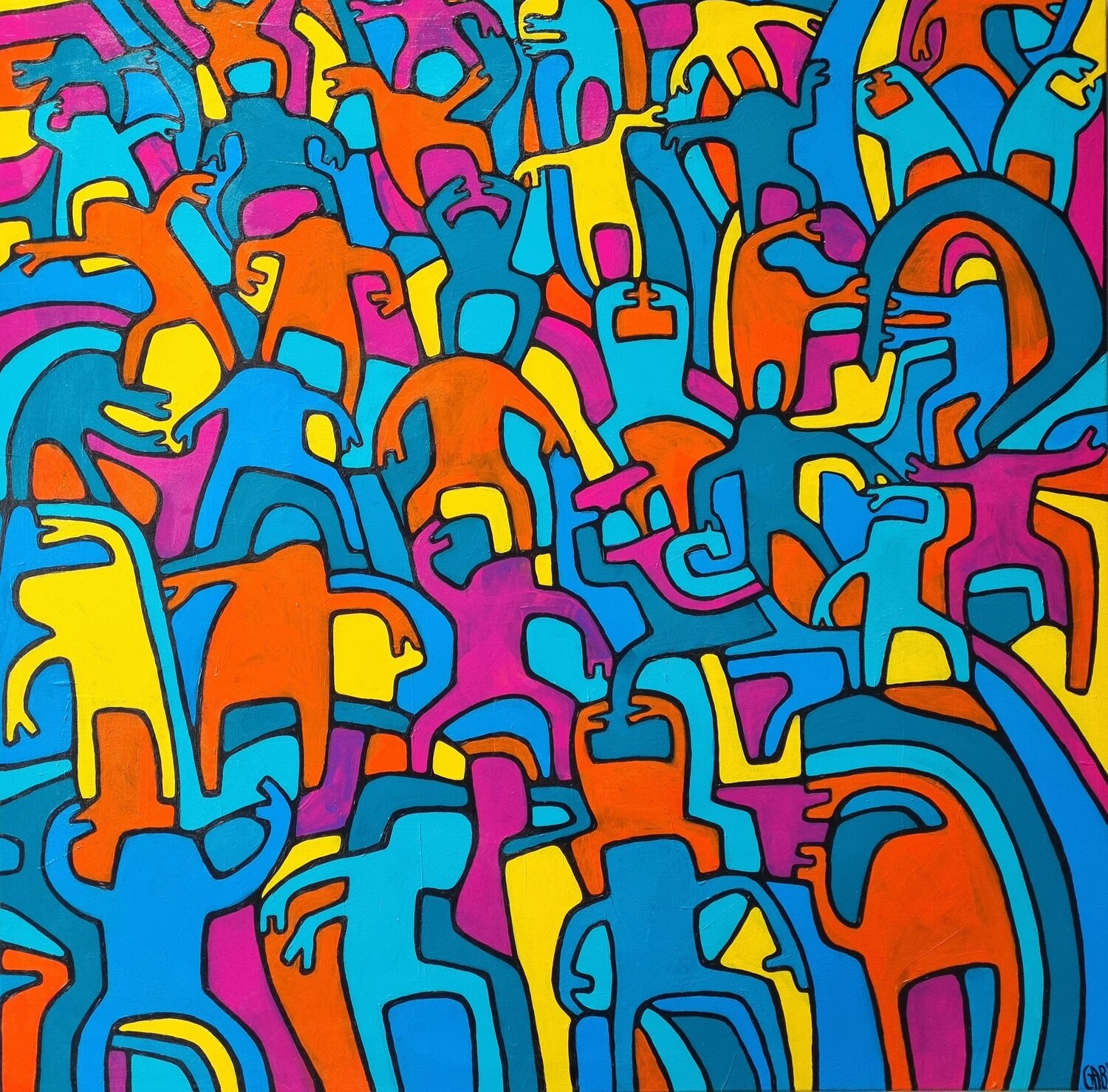 RHYTHM Gabriele Bruns Original painting for sale