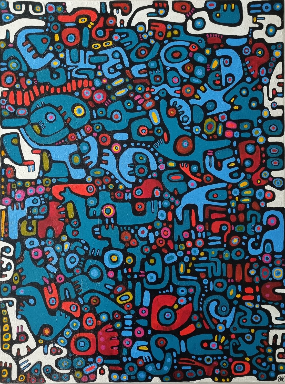 MOMENTS Gabriele Bruns Original painting for sale