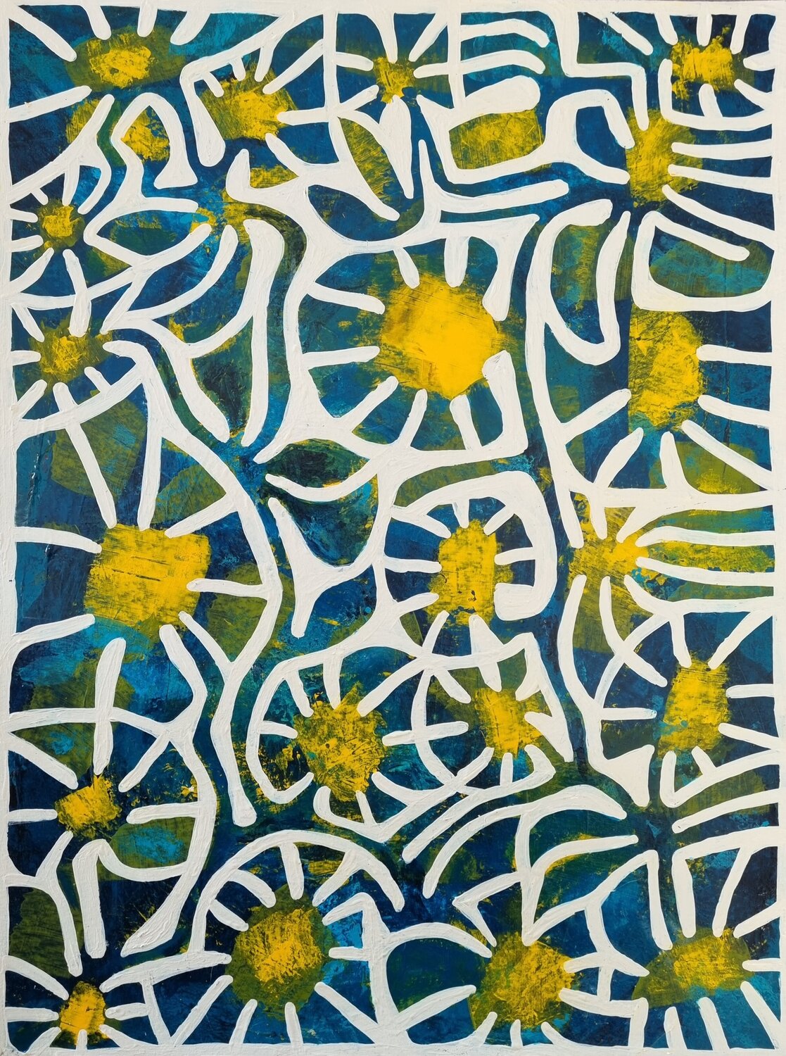 FEBRUARY SUN Gabriele Bruns Original painting for sale