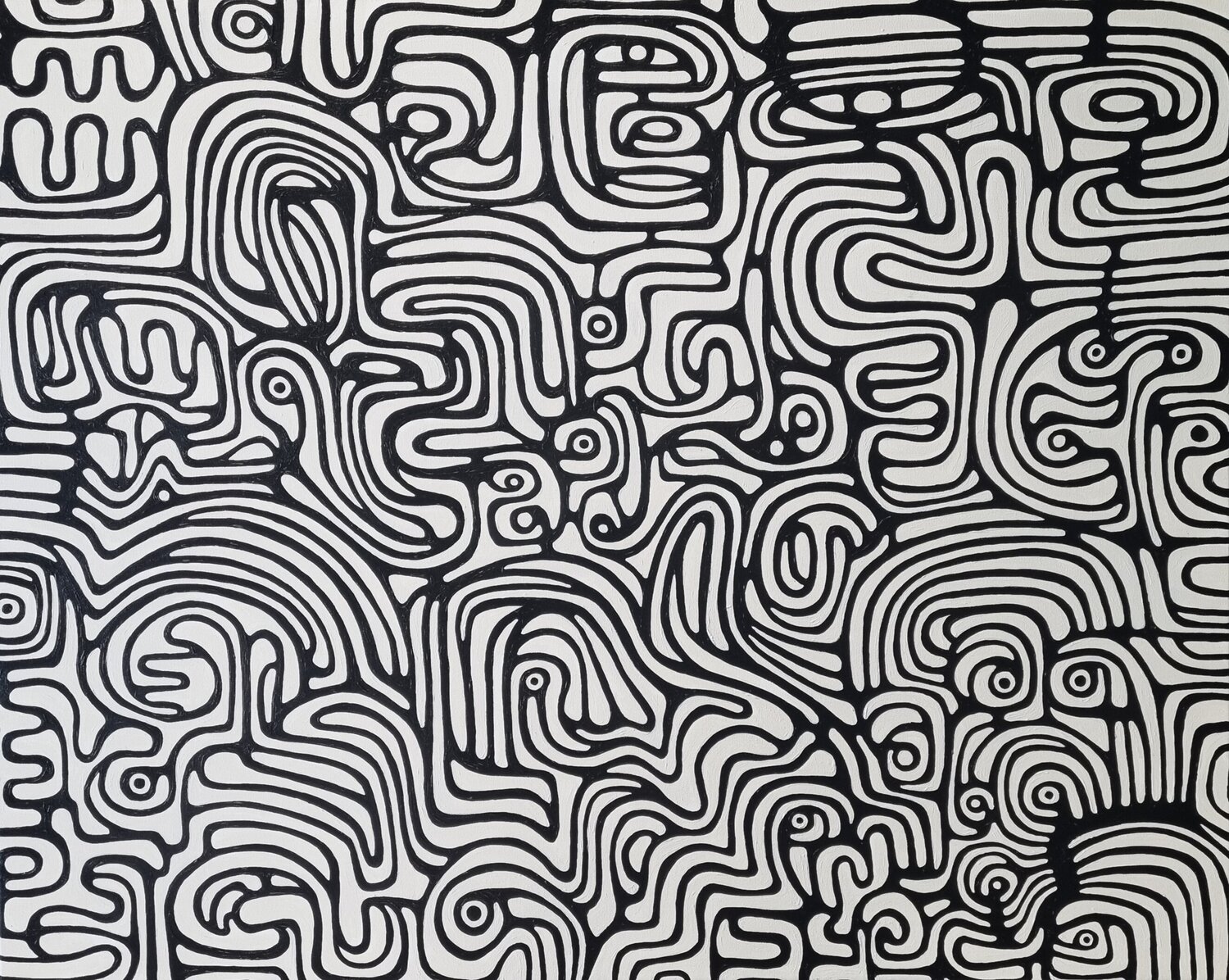 FLOW Gabriele Bruns Original painting for sale