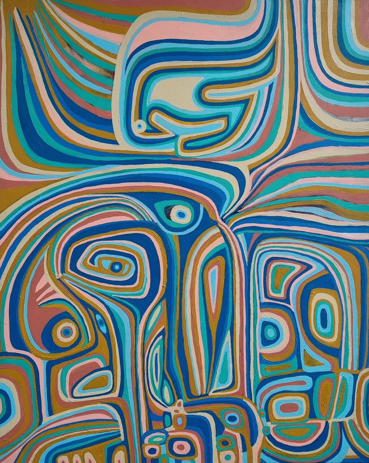 COAST Gabriele Bruns Original painting for sale