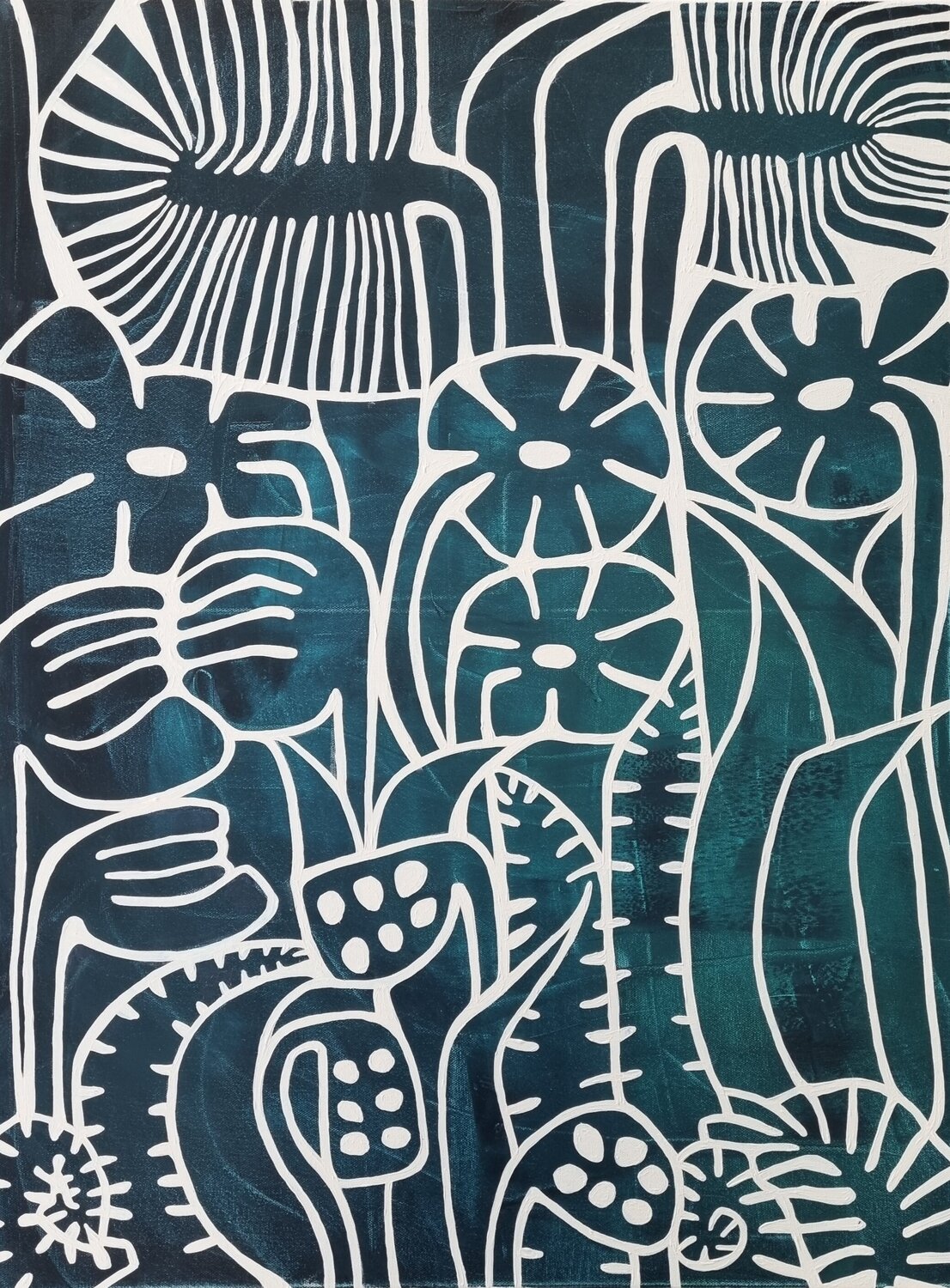 SILICIA Gabriele Bruns Original painting for sale