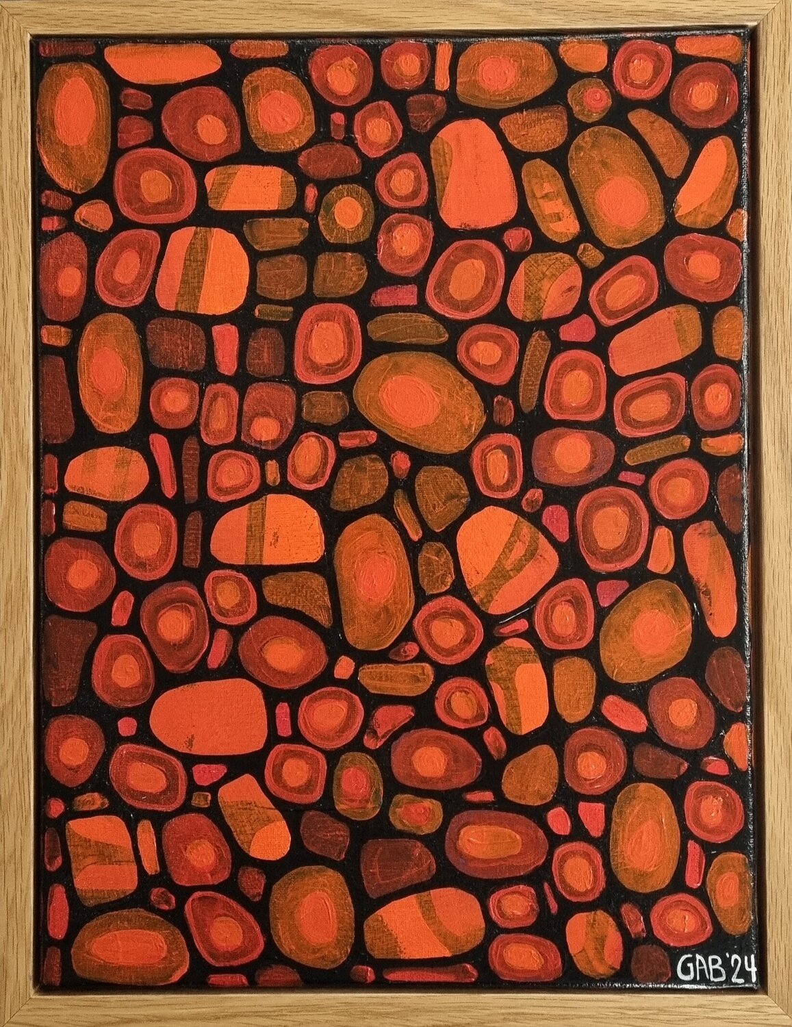 RUBY Gabriele Bruns Original painting for sale