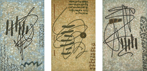 Genesis -Triptych by Nikolay Todorov, Painting for Sale on Select