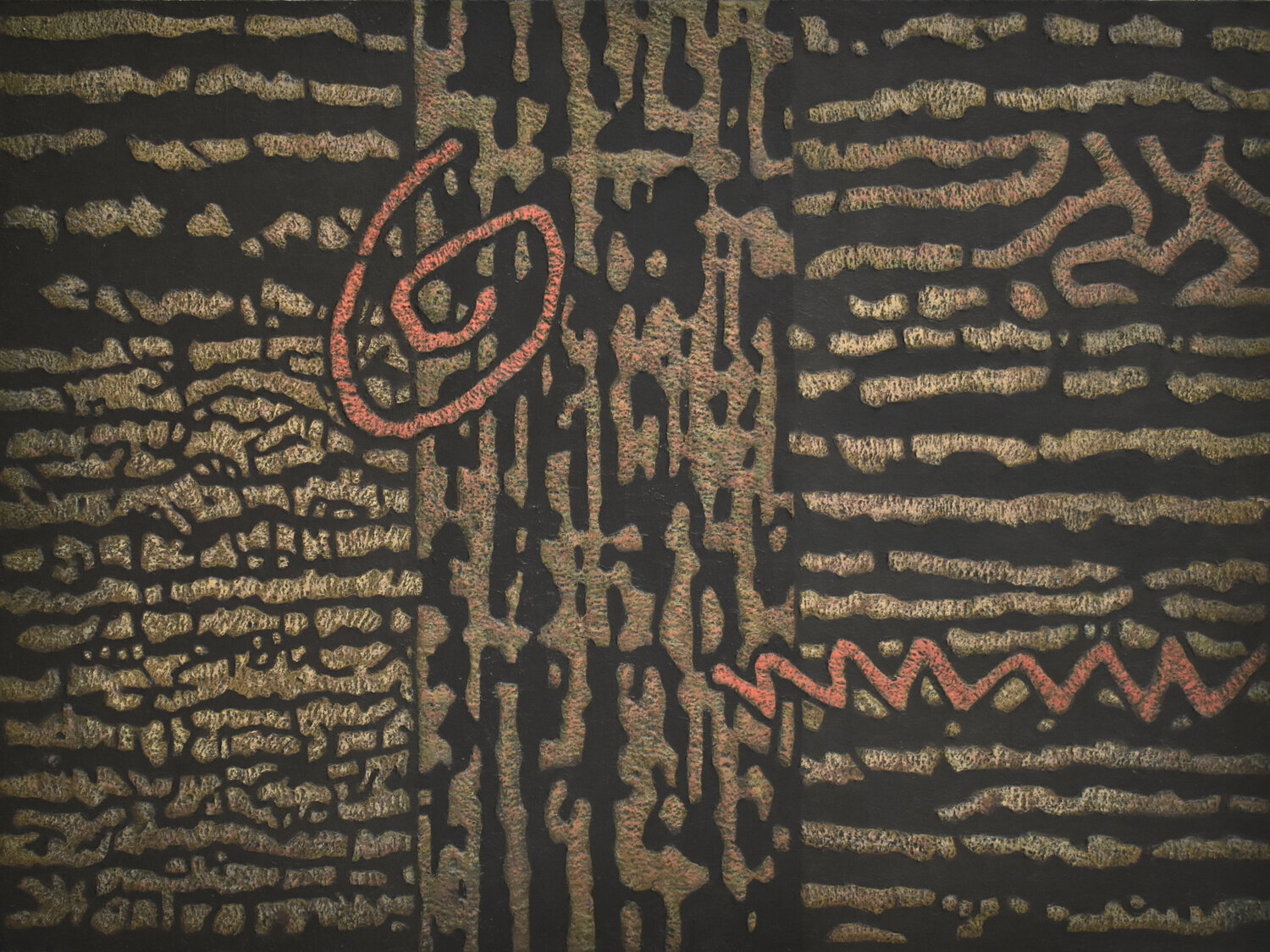 Silence -primary signs Nikolay Todorov Original painting for sale