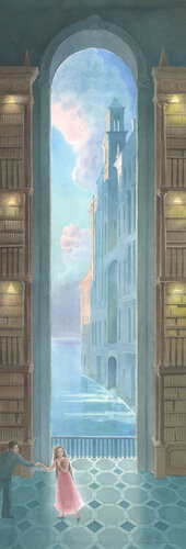 Libri proibiti by Elena Prokhorova, Painting for Sale on Select