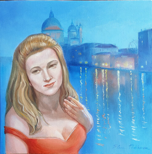 Ritratto veneziano by Elena Prokhorova, Painting for Sale on Select