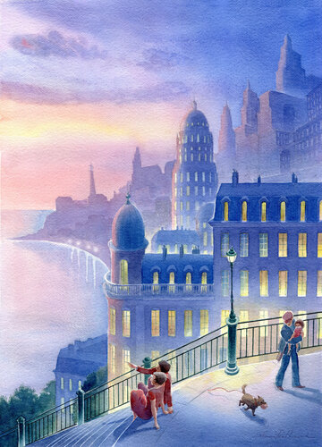 Lontano lontano by Elena Prokhorova, Painting for Sale on Select