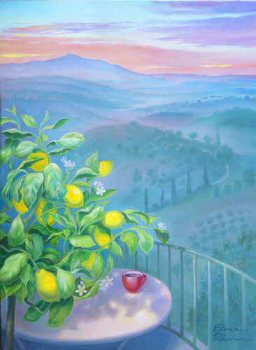 Profumo di notte by Elena Prokhorova, Painting for Sale on Select