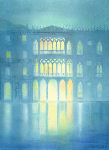 Venezia. Ca d'oro by Elena Prokhorova, Painting for Sale on Select