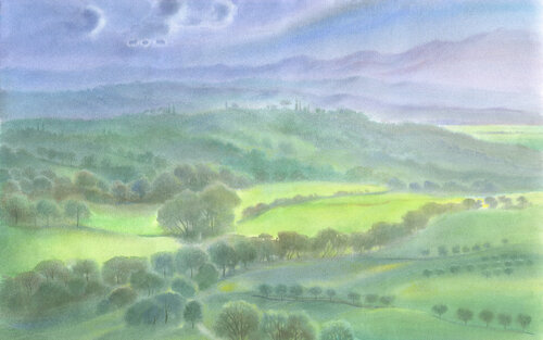 Primavera. by Elena Prokhorova, Painting for Sale on Select