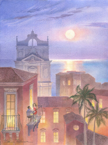 Spaghetti di mezzanotte by Elena Prokhorova, Painting for Sale on Select