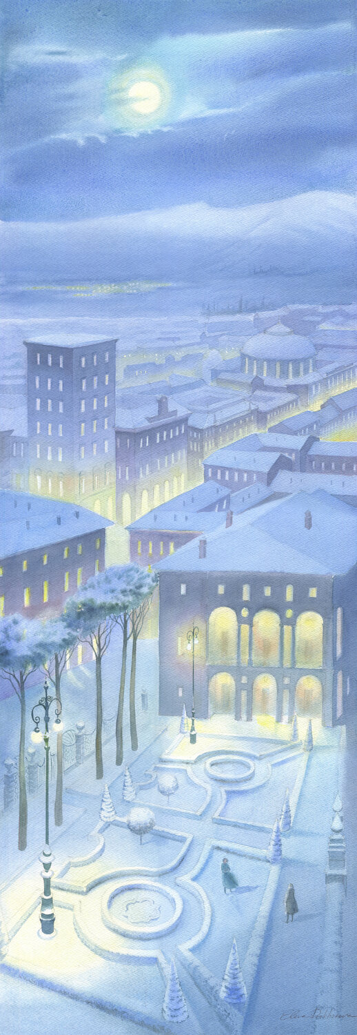 Rieti Elena Prokhorova Original painting for sale