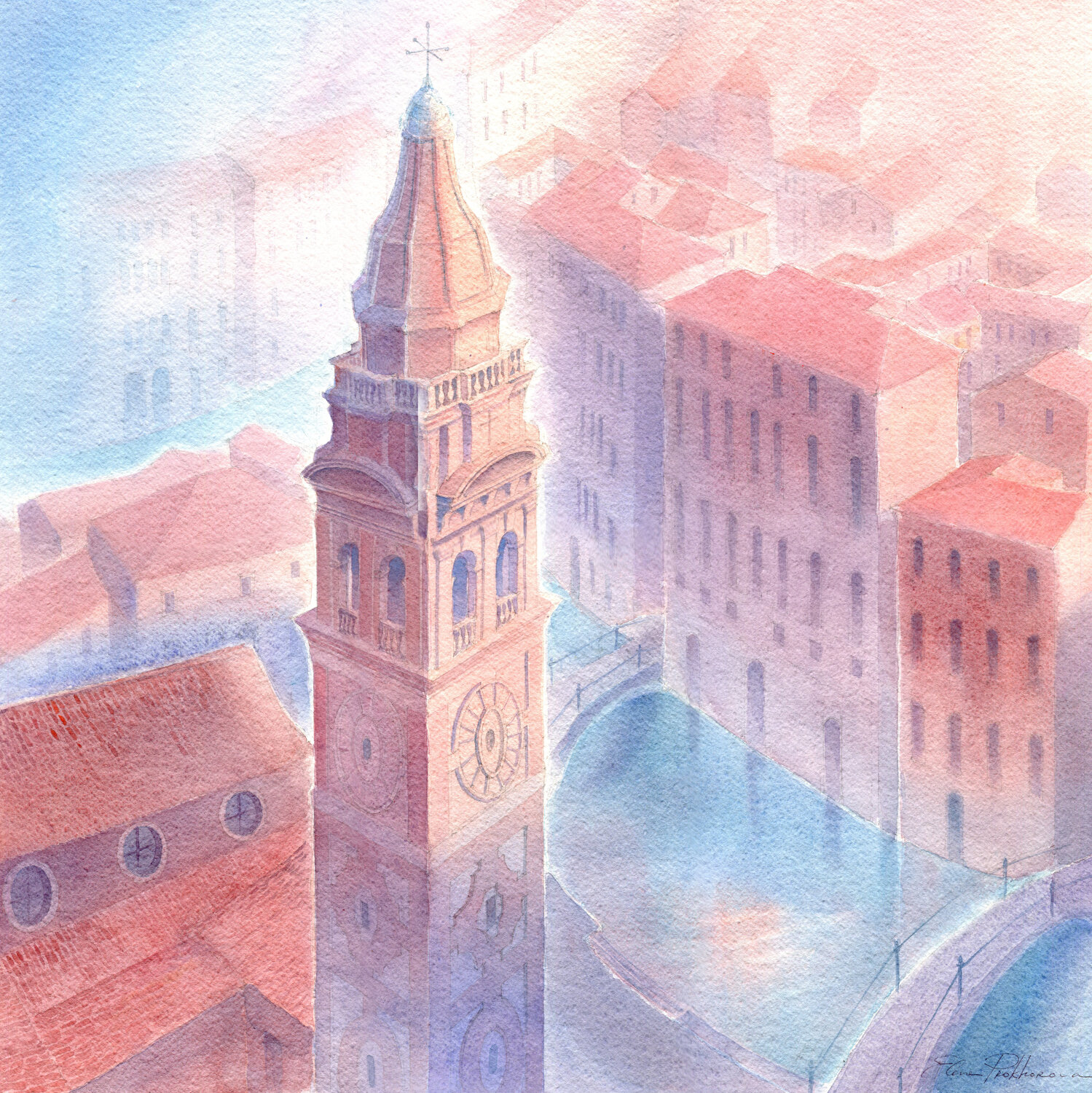 Venezia Elena Prokhorova Original painting for sale